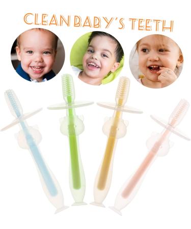 Buy Minkissy 8 STK Baby Toothbrush Set - Soft Silicone Training Toothbrush for Oral Hygiene - Buy Online on GoSupps.com