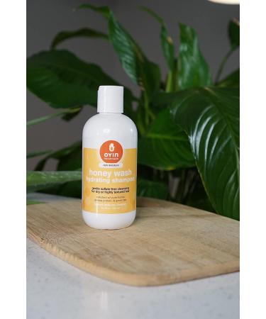 Oyin Handmade Honey Wash Hydrating Shampoo 8.4 oz - Nourishing Moisturizing Cleanser for All Hair Types | Shop Internationally - Buy Online on GoSupps.com
