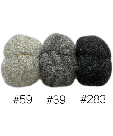 Natural Afro Kinky Bulk Human Hair - Perfect for Dreadlocks Loc Repair Extensions Twists and Braids - 8 Inches Long #283 20% Grey 8 Inch #283 20% Grey - Buy Online on GoSupps.com