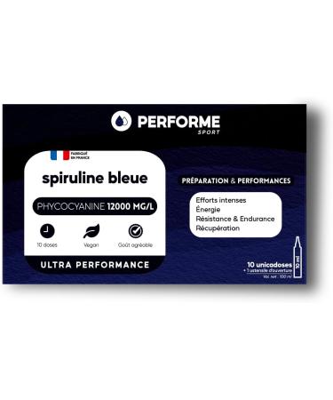  Performe Ultra Concentrated Phycocyanin at 12 000mg/L - Blue Spirulina for Athletes - Increases Perf Endurance and Accelerates Recove - Buy Online on GoSupps.com