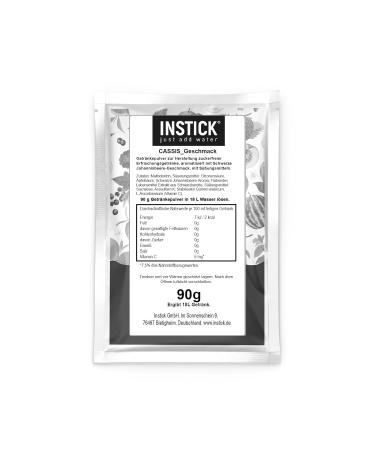 Intick Sugar-Free Instant Drink - Cassis Flavor | 18L Vegan Drink Powder with Vitamin C | Low-Calorie Refreshment - Buy Online on GoSupps.com