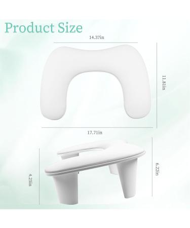 ANGNYA Arm Rest for Nails Tech U-shaped Nail Arm Rest with Detachable Brackets Big Manicure Hand Rest Pillow for Nail Tech Must Haves Manicure Tools (White) - Buy Online on GoSupps.com