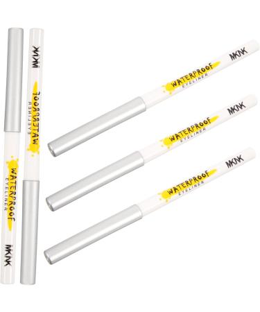 POPETPOP 25 Pcs White Lying Silkworm Pen Highlighter Matte Eyeshadow Stick Girl Makeup Supplies Set Brighten - Buy Online on GoSupps.com