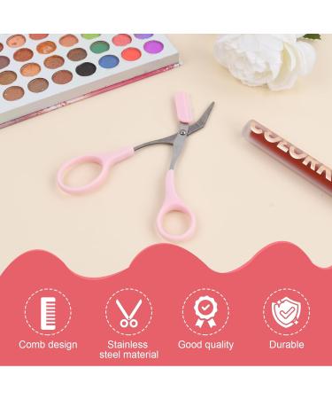 Eyebrow Trimmer Scissors Women with Comb Eyelash Hair Cut Stainless Steel Cut Eyebrows Shaping Tool Precision Eyebrow Scissors Small Detachable Eyebrow Grooming Beauty Tool for Men Women - Buy Online on GoSupps.com