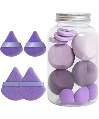 Make up Sponges for Foundation Soft Blending Sponge - Beauty Sponge Wet & Dry Use Powder Puff for Women Girlfriend Mother Wife Purple - Buy Online on GoSupps.com