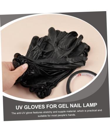 Beaupretty 1 Set Protectors Gloves Led Dry Lamp Gloves Uv Light Gloves Nail Art Supplies Fingerless Gloves Sun Protection Gloves Uv Gloves Uv Shield Gloves Manicure Gloves Paper Anti-uv Tape - Buy Online on GoSupps.com