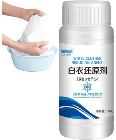 Laundry Whitener Clothes Brightener High Efficiency Enzyme Odor Removal Stain Remover for White Shirt Dress Sheets White Fabric - Buy Online on GoSupps.com
