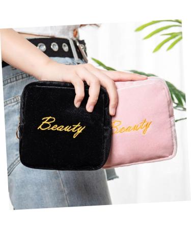 Shop Gleavi Women's Travel Bandage Storage Bag | Transparent Cosmetic Makeup Wallet | 13x13x4cm Black - Buy Online on GoSupps.com