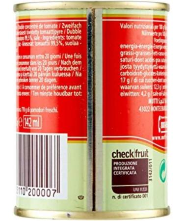 MUTTI Double Concentr de Tomates - Conserves 140 g - Lot de 6 - Buy Online on GoSupps.com