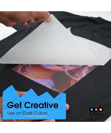 PPD Inkjet Premium Iron-On Dark T-Shirt Transfers Paper - Pack of 10 Sheets (8.5x11) - Buy Online on GoSupps.com