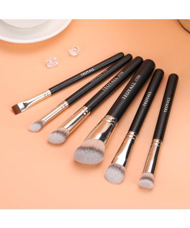TEOYALL Angled Contour Brush | Synthetic Concealer Brush for Blending Setting & Buffing | Ideal for Liquid Cream & Powder Cosmetics - Buy Online on GoSupps.com