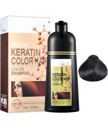 Zankie Silver gray hair color shampoo natural hair color shampoo 6in1 hair dye covers gray hair longlasting color shampoo for men and women for gray hair 500 ml - Buy Online on GoSupps.com