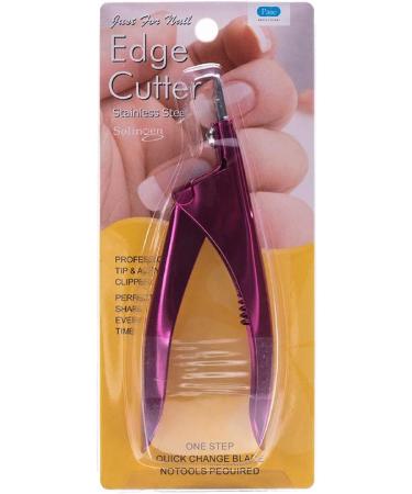 MelodySusie Acrylic Nail Clippers - Professional Stainless Steel Cutters for Fake Nails - Adjustable Trimmer for Salon Quality Manicures at Home - Purple - Buy Online on GoSupps.com
