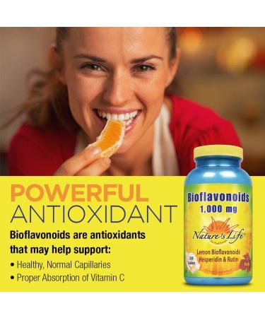 Buy Nature's Life Bioflavonoids 1000 mg - 250 Tablets | Antioxidant Support - Buy Online on GoSupps.com