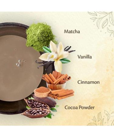 Green Velly Roshi Cocoa Vanilla Matcha | 50 g | Authentic Japanese Matcha | D licious Chocolat Matcha with Vanilla | Energizing Superfood to improve Focus and promotes overall health - Buy Online on GoSupps.com