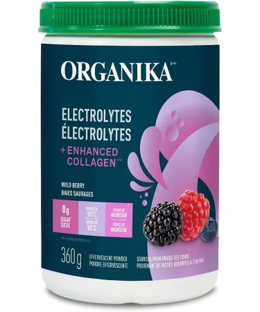 Organika Electrolytes + Enhanced Collagen Hydration + Protein Bundle (Strawberry Peach + Wildberry Flavours) - 720 grams 60 Servings - Buy Online on GoSupps.com