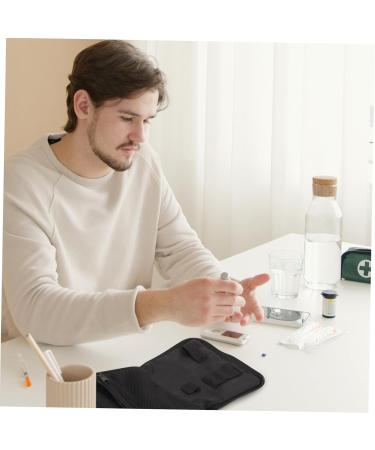 Ultechnovo Portable Blood Pressure Monitor Organizer Case - Zippered Fabric Storage for Accessories & Measuring Devices - Buy Online on GoSupps.com