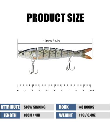 Truscend Angelk der Crankbait - All Water Depths Floating & Sinking Bait 1-10cm 11g - Perfect for Angling Enthusiasts - Buy Online on GoSupps.com