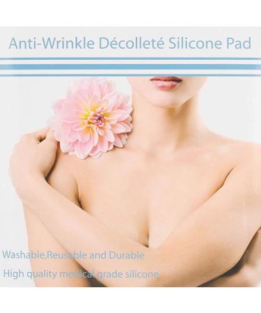 Silicone Pad for Cleavage Anti-wrinkle Transparent Self-adhesive Chest Pad Breast Care to Eliminate and Prevent Breast Wrinkles Skin Care Lifting Washable Reusable(Dreieckform) - Buy Online on GoSupps.com