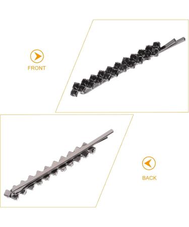 Uonlytech 2 Pairs Crystal Hair Pins Black Bobby Pins Rhinestone Hair Clips Beautiful Hair Barrette Pins Bobby Pin Hair Jewelry Accessories for Women - Buy Online on GoSupps.com