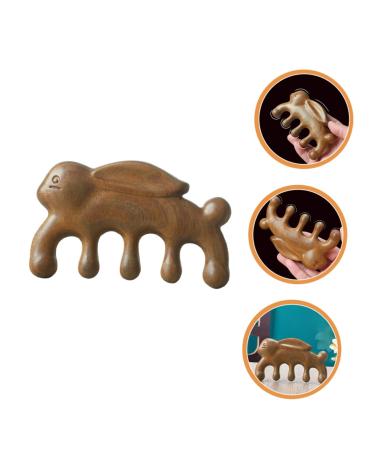 Healvian Green Sandalwood Massage Comb Set - 4 Pieces for Blood Circulation Relaxation & Breastfeeding Gentle Wooden Wide Tooth Combs for Ladies - Perfect Gift - Buy Online on GoSupps.com