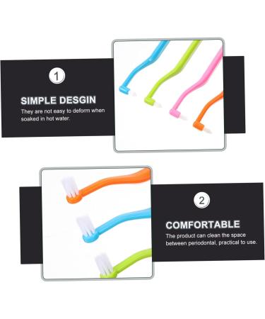 Buy BUIFULSIC 4-Piece Double-Headed Ergonomic Toothbrush Set - Travel-Friendly Manual Toothbrushes with Conical Interface | Best Quality & Comfort - Buy Online on GoSupps.com