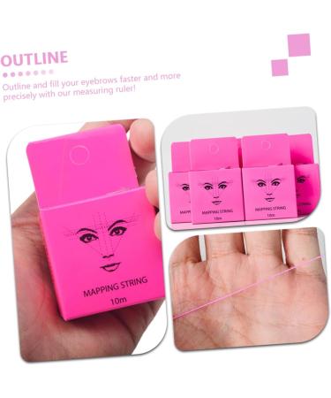 POPETPOP 2 Boxes Tools Salon Drawing Tattoos Embroidered Makeup Rulers Ink Locating Measuring - Buy Online on GoSupps.com