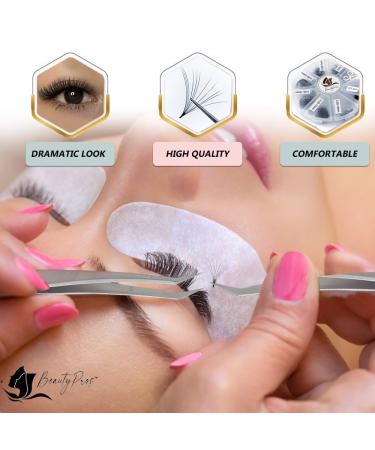 5D Premade Volume Lash Extension Kit - 500 Mixed Tray - Handmade Loose Fans - D-Curl 9-16mm - Perfect for Professional Eyelash Extensions - Buy Online on GoSupps.com