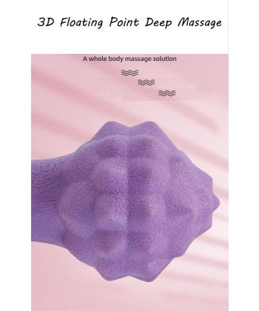 Houson Igelball Massageball Set - Purple Hedgehog Massage Balls for Relaxation | Effective Relief for Shoulders Neck Back & Feet - International Shipping Available - Buy Online on GoSupps.com