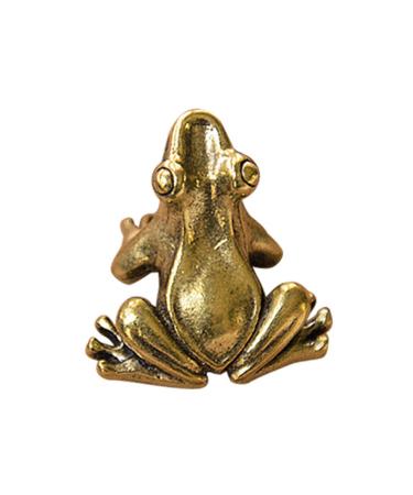 Alipis 1pc Figures Vivid Desktop Delicate Adornment Keychain Frog-designed Tabletop Vintage Pet Tea
