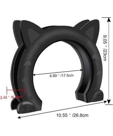 ikuso Large Interior Cat Door - 10.55 x 2.45 x 9.05 Indoor Pet Door for Cats - Buy Online on GoSupps.com