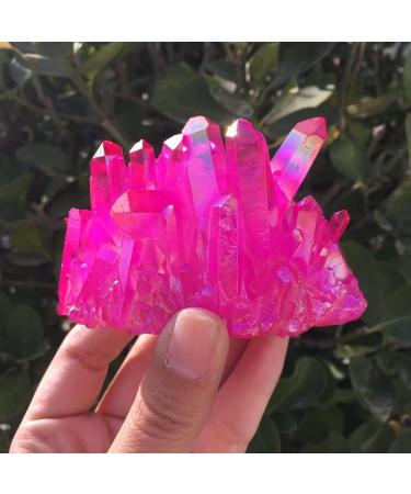 Specimen 146g -156 red Flame Aura Quartz Crystal Cluster Specimen ERTEYIN - Buy Online on GoSupps.com