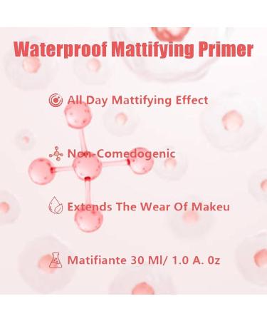 GMVVAC Oil Absorber Extremely Matte Alkaline Base Oil Absorbing Makeup Base Waterproof and Sweat-Proof Matte Base Suitable for All Skin Types - Buy Online on GoSupps.com
