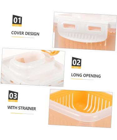 DOITOOL Plastic Laundry Bin Storage Box soap Dispenser lidded Storage bin Washing Powder Bucket Laundry Organization and - Buy Online on GoSupps.com