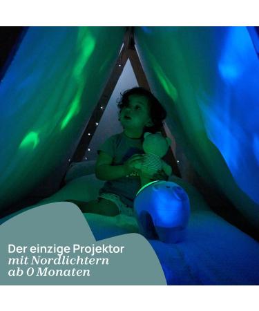 Chicco First Dreams Eisb r Projector | 2-in-1 Night Light & Bed Projector for Babies | Aurora Borealis Projections | Soothing Music & Natural Sounds | Ideal for 0+ Months - Buy Online on GoSupps.com