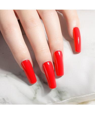 Mobray 60g Red Poly Nail Extension Gel | Builder Gel for Nail Art | Salon Quality Hard Gel for DIY Nail Design - Buy Online on GoSupps.com