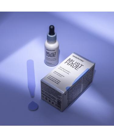 S rum hydratant pour le visage avec 10% de Niacinamide et 1% de Gluconate de Zinc - R duit les imperfections les pores et les signes d'acn peau lumineuse et hydrat e Gerovital Must Have 30 ml - Buy Online on GoSupps.com