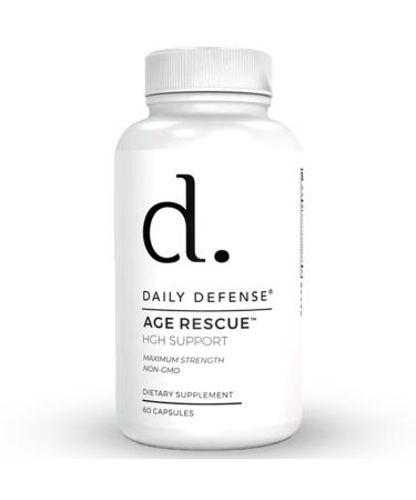 Age Rescue Anti Aging Amino Acids Supplement - HGH Supplements for Men & Women with Colostrum and Amino Acids to Improve Immunity Energy Focus & Youthful Skin Tone for Overall Wellness-60 Capsules