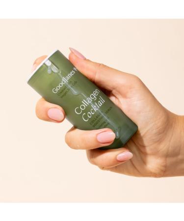 GoodJanes Collagen Cocktail Boosting Serum with Vegan Collagen Vitamin C Niacinamide & Copper Peptides Plant-Based Stem Cell Treatment for Radiant Firm-Looking Skin 0.5 oz - Buy Online on GoSupps.com