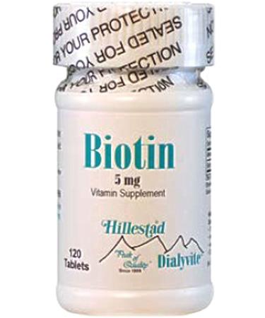 Dialyvite - Biotin 5 mg Vitamin Supplement - 120 Tablets