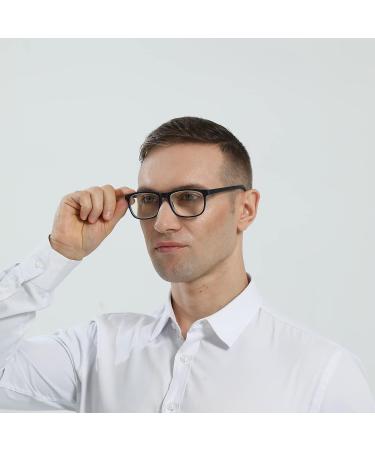 MMOWW 3-Pack Reading Glasses for Men & Women - Anti-Blue Light Computer Glasses with Spring Hinges - Blue +3.5 Magnification - Buy Online on GoSupps.com