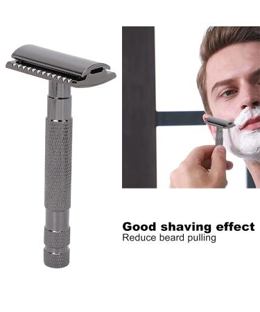 Eco-Friendly Manual Razor | Washable & Durable Hairdressing Tool for Home & Salon Use (Black) - Buy Online on GoSupps.com