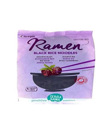 Pasta Ramen Noodle from Black Rice Gluten-Free BIO 280 g - TERRASANA