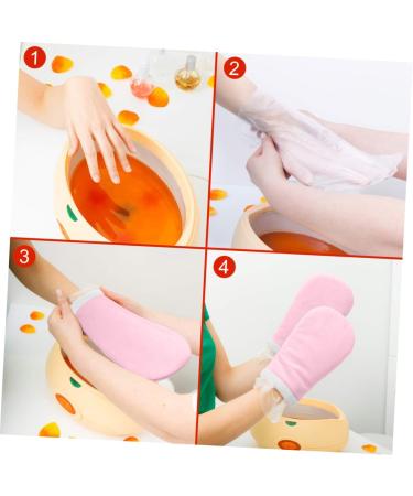 POPETPOP 4 Pairs Paraffin Wax Bath Mitts Paraffin Wax Warmer for Hands and Feet Paraffin Wax Mitts and Booties Simple Beauty Gloves Simple Beauty Foot Cover Gloves Beauty - Buy Online on GoSupps.com