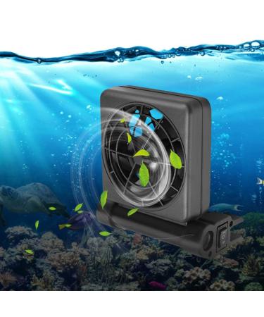 Longzhuo Aquarium Fan Mini Single Head Adjustable Aquarium Fish Tank Fan Hanging Chiller 100-240V(European Regulations) - Buy Online on GoSupps.com