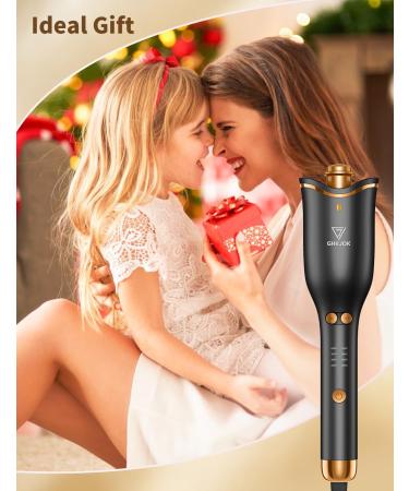 GHKJOK Automatic Curling Iron for Long Hair - 1 Ceramic Barrel 4 Heat Settings & 3 Timers Fast Heating Hair Curler - Ideal for Women - Shop Internationally - Buy Online on GoSupps.com