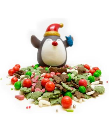 Sprinkletti - Christmas cake decorations 3 x 30g. A beautiful collection of Christmas sprinkle mixes perfect for decorating all your cakes & bakes. Ho Ho Ho! Jingle & Frosty Sprinkletti. - Buy Online on GoSupps.com