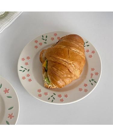 Dinnerware Dishes Plates Vintage Small Fragmented Flowers Dining Plate Ceramic Plate Breakfast Dessert Plate White Round Western Food Chinese Food Plate Restaurant Kitchen Dinner Restaurant Family Par - Buy Online on GoSupps.com