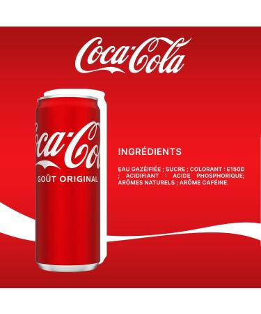 Coca-Cola Original Boisson Gazeuse Canette 33cl Pack de 24 - Buy Online on GoSupps.com