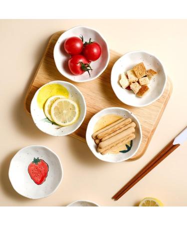Fruit Bowl Snack Containers Lemon Pattern Small Plate Dipping Sauce Plate Household Sauce Plate Tableware Snacks Small Bowl Soy Sauce Vinegar Dipping Plate Breakfast Bowls - Buy Online on GoSupps.com